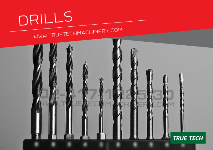 ดอกสว่าน, Drill, ดอกสว่านร่องเกลียว, Twist Drill, ดอกสว่านร่องตรง, Straight Flute Drill, ดอกสว่านขั้นบันใด, Step Drill, ดอกสว่านแบบพลั่ว, Spade Drill